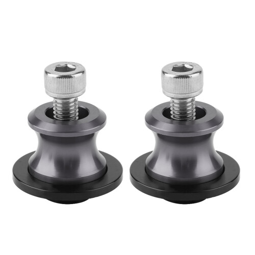 Motorcycle Rear Spools 8mm CNC Aluminium Pair