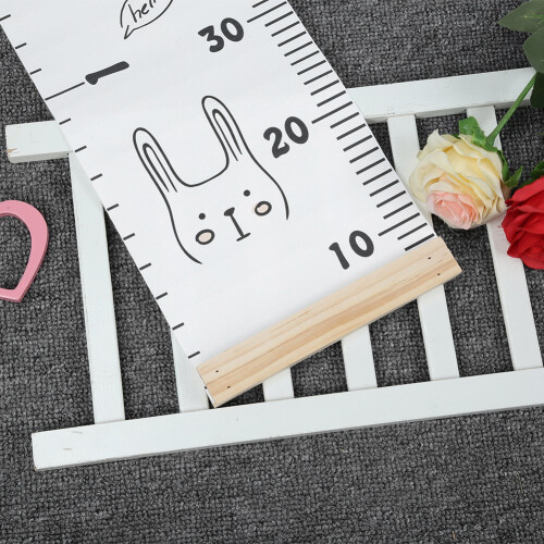 Wall Mounted Child Height Measure Wood