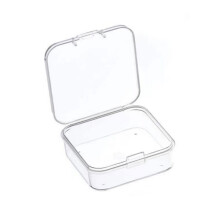 12-Pack Transparent PP Storage Boxes with Lids