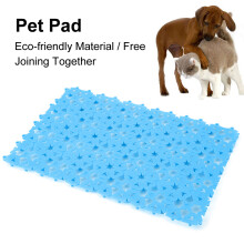 Dog Cat Pet Mat Blue Plastic Spliced Hollow Anti Slip Pads for Cage & Floor Use