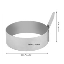 Stainless Steel Egg Frame for Sandwiches