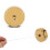 Telescopic Clothesline 304 Stainless Wall Gold 1