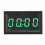 LED Car Watch Digital Green Car Interior Luminous Clock Accessory 1