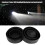 95mm Black LED Headlight Dust Cap 2-Pack 2