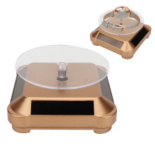 Rotating Gold Jewelry Display Rack 1.2V Multi-Purpose Watch Phone Holder