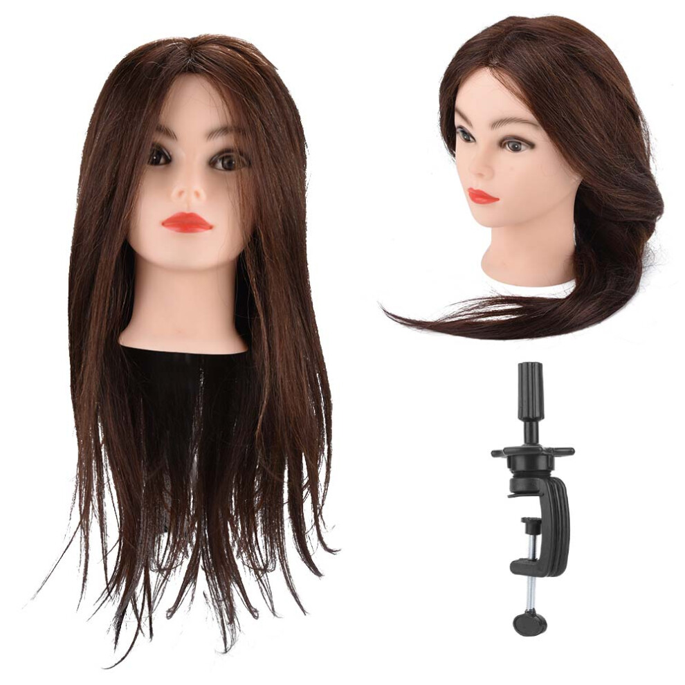 Unisex Training Wig Dummy Head With Hair - Hairdressing Practice Mannequin Australia