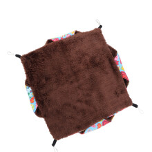 Pet Hamster Hanging Bed Peach Heart Soft Warm Small Animal L Size
