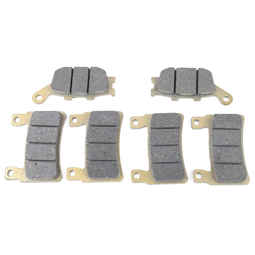 6Pcs Motorcycle Brake Pads For Cbr 600 F4 F4i 1999-2004 2 Front + 1 Rear 9431393287593