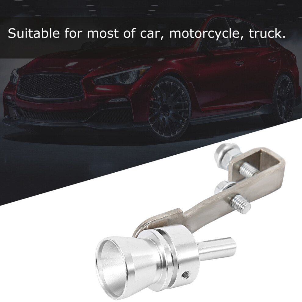 Car Turbo Whistler Sound Enhancer, Aluminum, 23Mm Silver 9371393336313