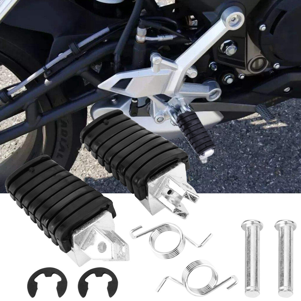 Yamaha Xv250 Motorcycle Front Footrest Plate Steel Foot Pegs Reliable Fit 4271393336526
