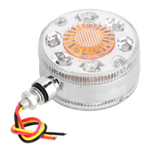 Red Yellow 24 LED Side Marker Mirror Light for Truck Trailer 24V