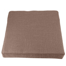 Household Square Linen Yoga Floor Cushion 40x40x6cm Removable Washable