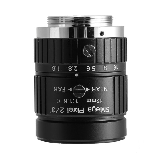 CCTV HD 12mm 5MP C Mount Objektiv 1