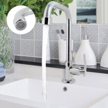 G1/2" Brushed Alloy Cold Water Kitchen Faucet - 30.5 x 17.5cm