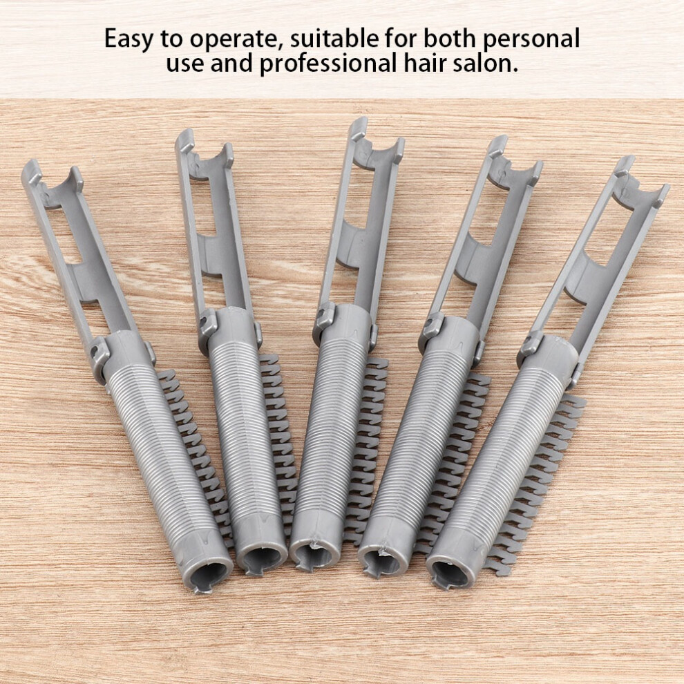25Pcs Plastic Hair Perm Rods & Clips Set
