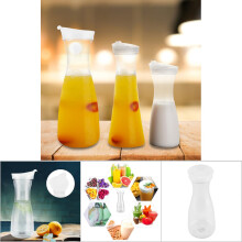 Acrylic 1L Transparent Water & Juice Jug with Lid Ideal for Home & Bar