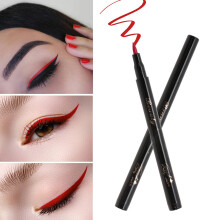 Long Lasting Waterproof Liquid Eyeliner Pencil - Red, 13.5cm