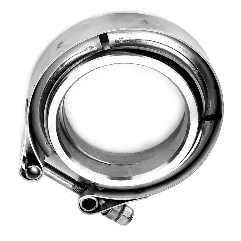 2.5 Inch Stainless Steel Turbo Exhaust Down Pipe V Band Clamp Kit 4921393294615