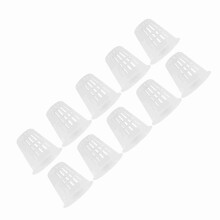 Hydroponic Basket Set 10pcs - Durable Plastic Safe for Balcony Gardening White