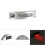 Solar Pathway Light 6 LEDs Waterproof Casting Aluminum Red Driveway 3