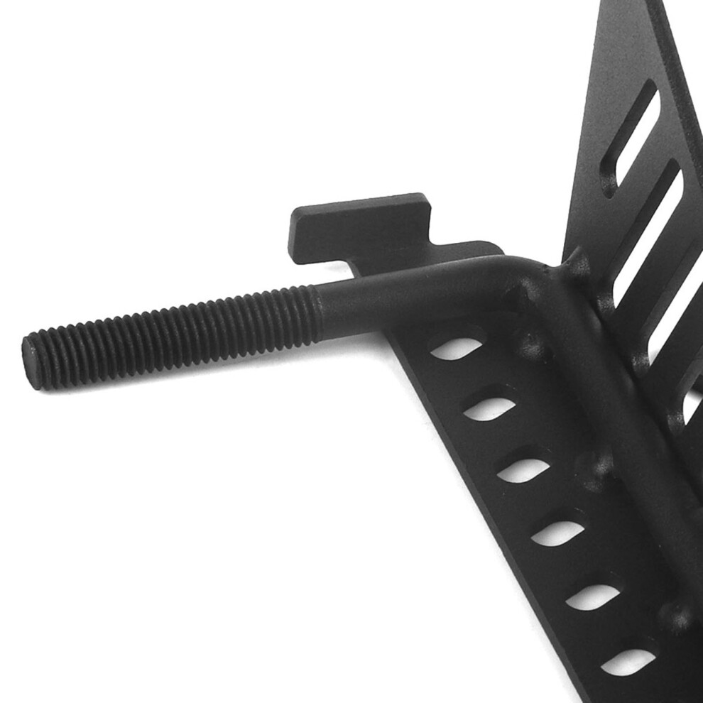 Iron Car Exterior Foot Pedal Fit For Jeep Wrangler Jk 2007-2017 Black 8191393347505