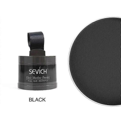 (Black) Sevich Waterproof Hair Powder Root Touch Up Volumizing Concealer