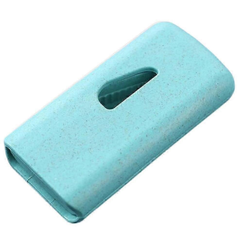 (Blue) Portable Mini Medicine Holder with Compartment Splitter for Large & Small Tablets