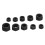 (High-end OPP) High-end 10-piece set of broken nut and bolt extractor, socket head hex nut tool 2