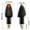 (E50  2PCS) E50-geprüfter 14-LED-Motorradblinker, gelb, 12 V/24 V, M10 4