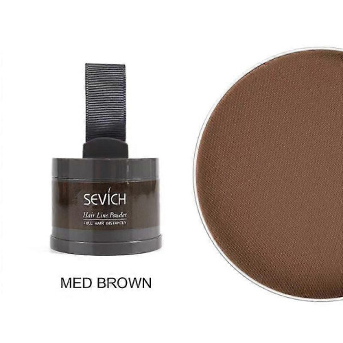 (Medium brown) Sevich Waterproof Hair Powder Root Touch Up Volumizing Concealer