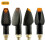 (E50  4PCS) E50-geprüfter 14-LED-Motorradblinker, gelb, 12 V/24 V, M10 1