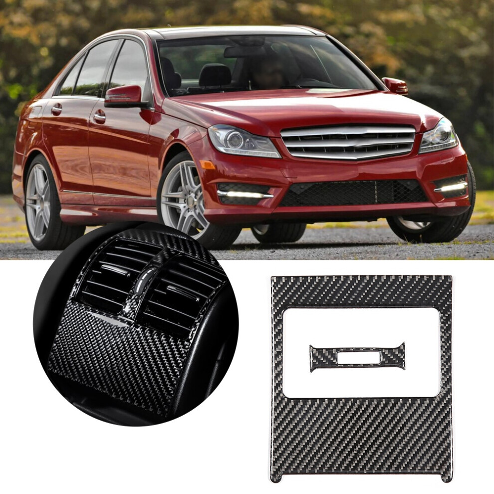 Carbon Fiber Rear Air Vent Outlet Cover For Mercedes C-Class W204 2005-2012 8351393299109
