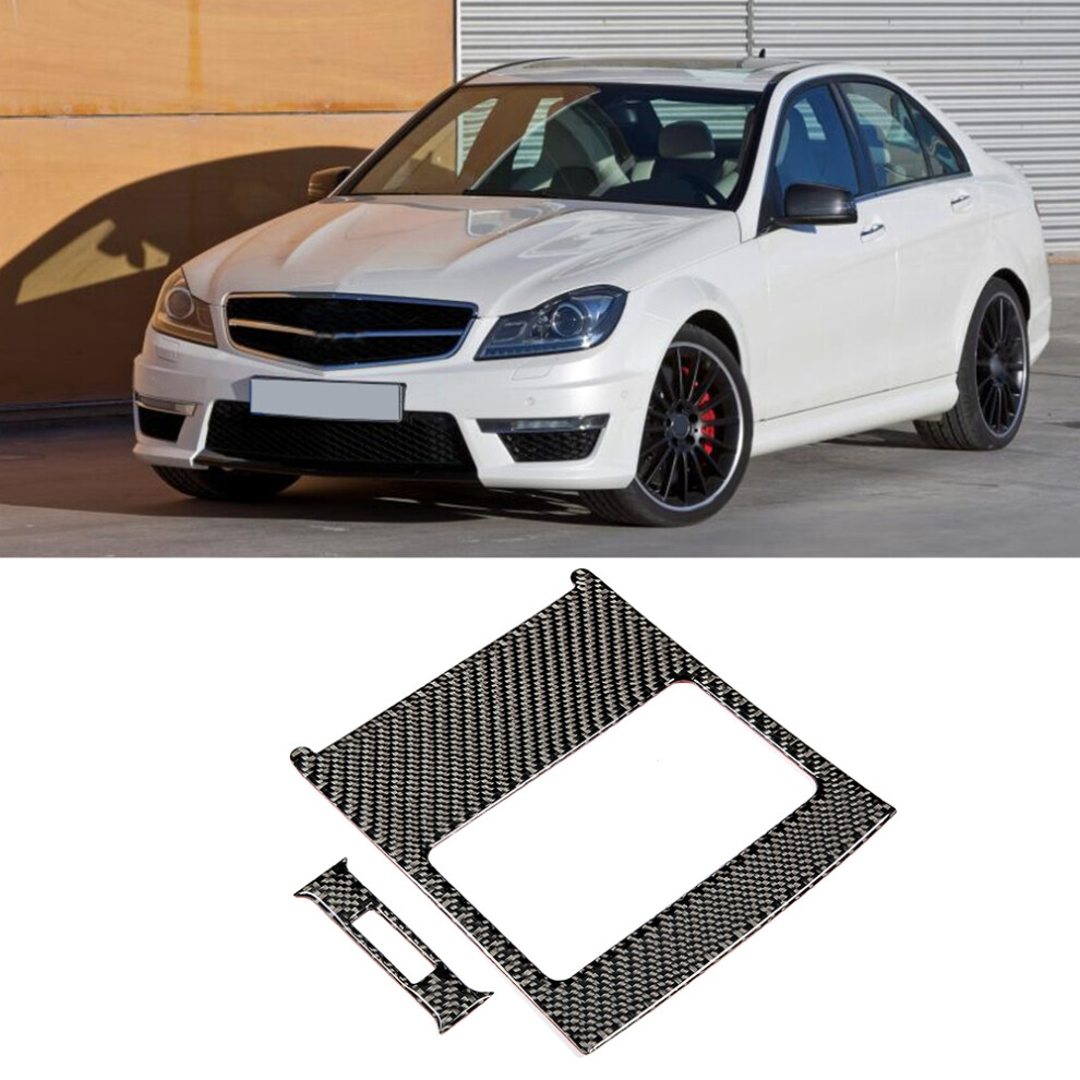 Carbon Fiber Rear Air Vent Cover For Mercedes C-Class W204 2005-2012 3531393349065