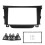 Dashboard Frame for Hyundai I30 2011 2Din Navigation Panel Replacement OEM Fit 2