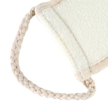 Shower Back Scrubbing Towel Cotton Linen Body Exfoliator 60x20cm Durable