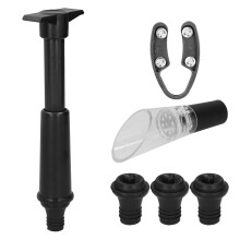 Reusable Silicone Vacuum Wine Stopper with Pump - 194g
