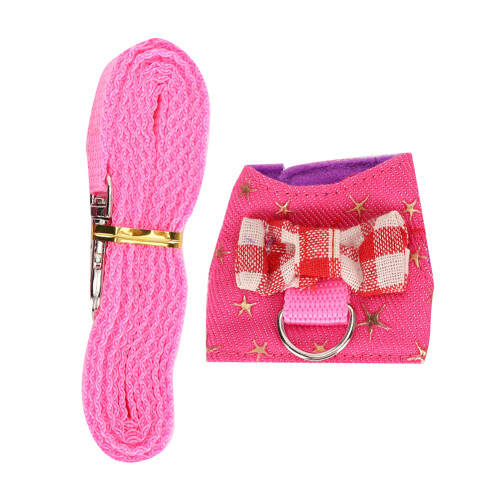 Small Animal Harness Gold Blocking Star XS-S-M 2