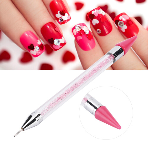 Silikon Nagelstift Rot Punktierhilfe Doppelendig 2