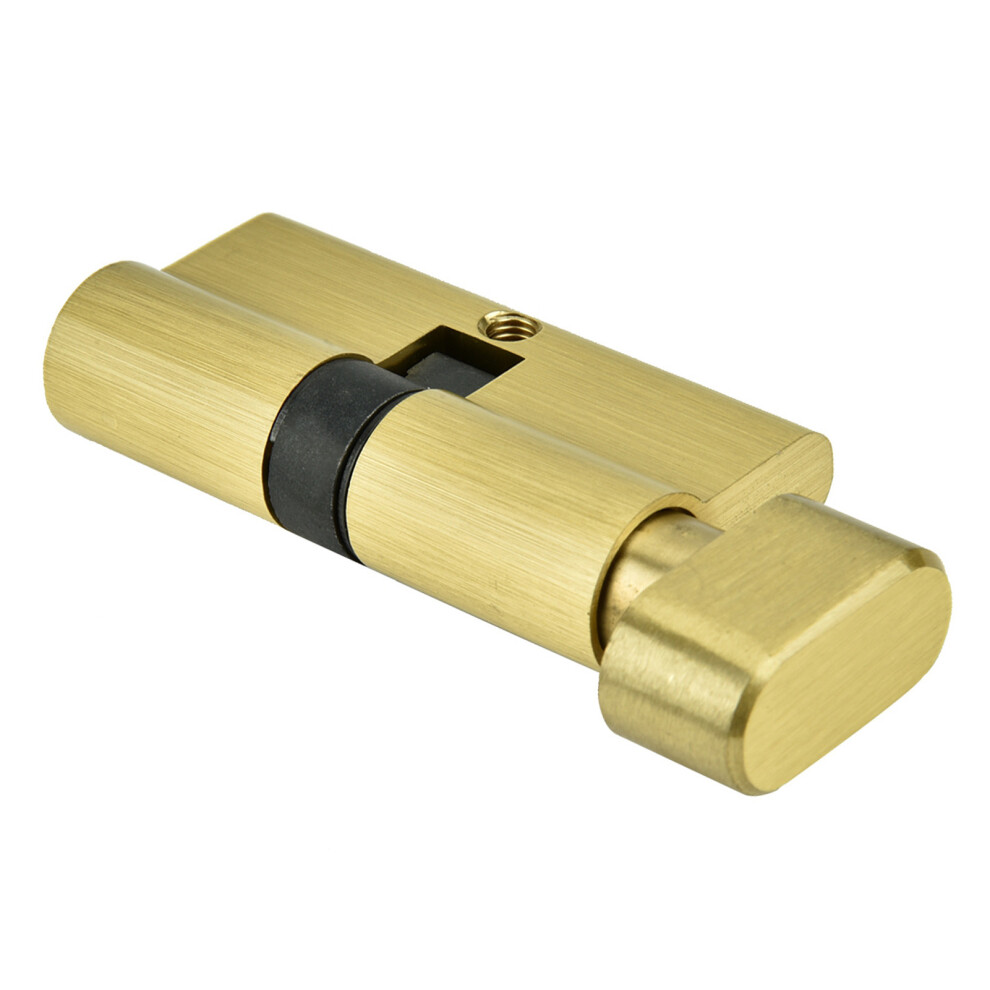 Copper 65Mm Single Open Lock Cylinder For Bedroom Door Includes Keys 8401393308377