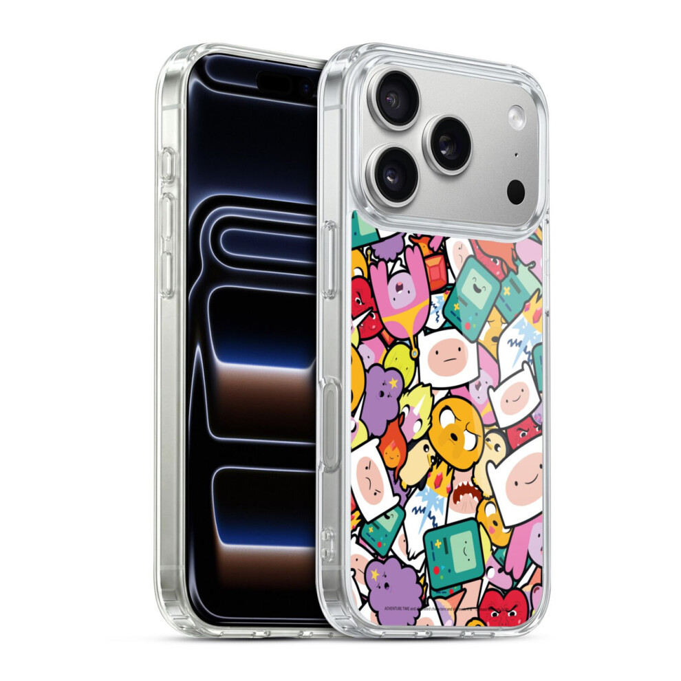 Photos - Case Head  Designs Officially Licensed Adventure Time Graphics Pattern Soft Gel  for Apple iPhone 17 Pro HTPCR-IPH17PRO-A