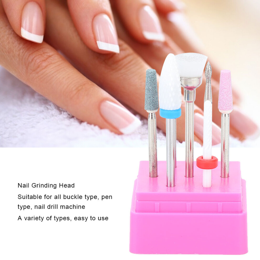 7pcs Nail Art Grinding Heads Dead Skin RemovalPolishing TZ-02