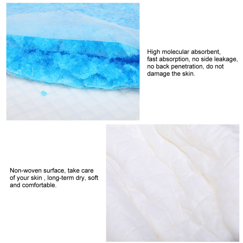Disposable Adult Diapers 10pcs, Water Absorption, Size L, 82-112cm