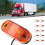 10pcs 2.5in 2LED Oval Side Marker Light 1.2W Amber 7