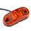 10pcs 2.5in 2LED Oval Side Marker Light 1.2W Amber 10