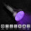 100 LED UV Black Flashlight with Protective Glasses, Waterproof, 395nm 2