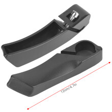Black Alloy Handlebar Ends for Road Bike