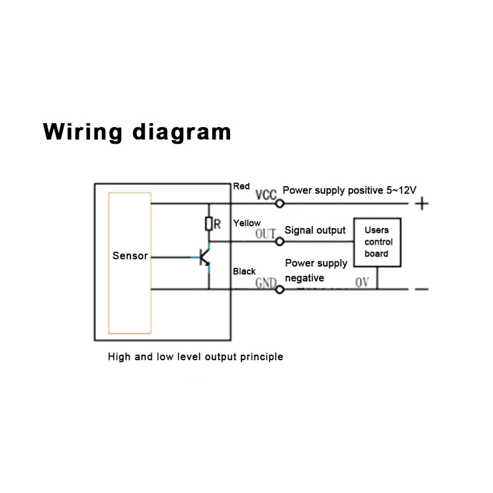 Non Contact Ir Sensor Xkc 001A T-Z12 Photoelectric High Low Signal 5~12V 7651393314286