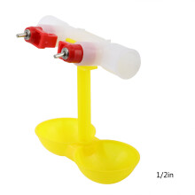 Chicken Waterer Feeder 1/2inch Stainless Steel Water Dispenser for Poultry