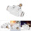 2 Pcs White Air Speed Control Valve Quick Coupling 4mm Throttle Connector 5