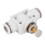 2 Pcs White Air Speed Control Valve Quick Coupling 4mm Throttle Connector 7